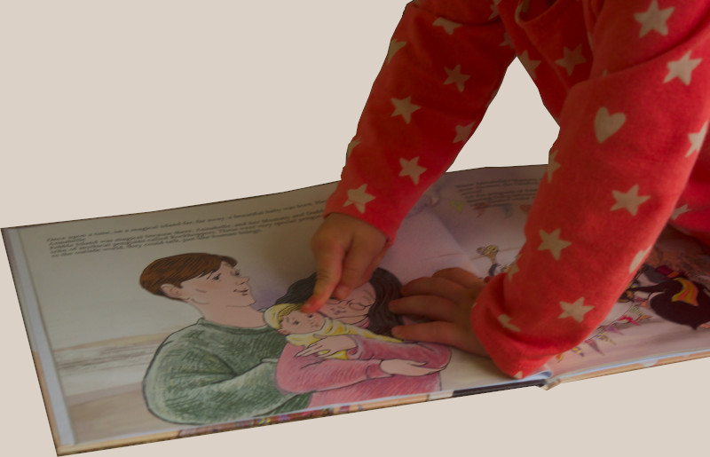 child pointing